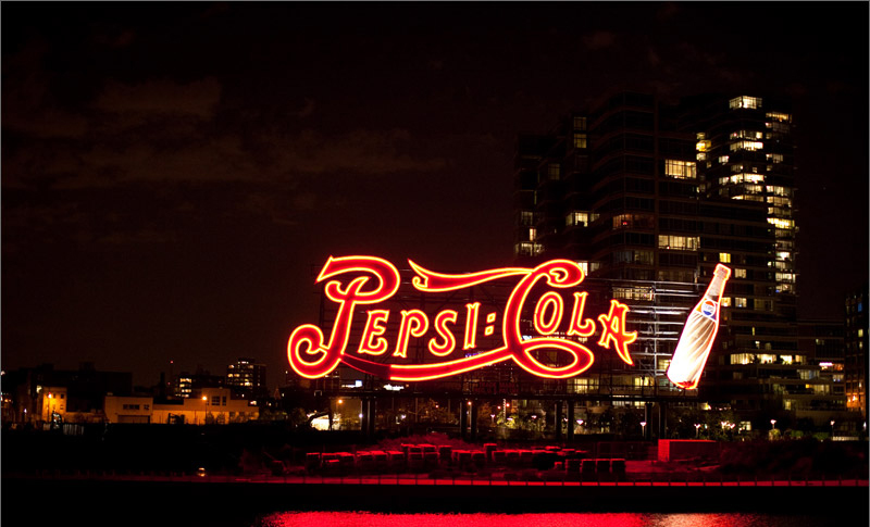 PEPSI COLA SIGN